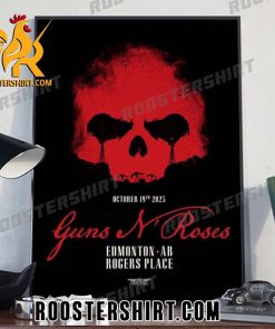 Quality Guns N Roses Edmonton AB At Rogers Place Poster Canvas