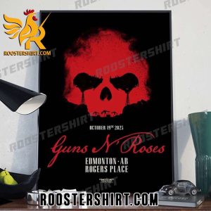 Quality Guns N Roses Edmonton AB At Rogers Place Poster Canvas