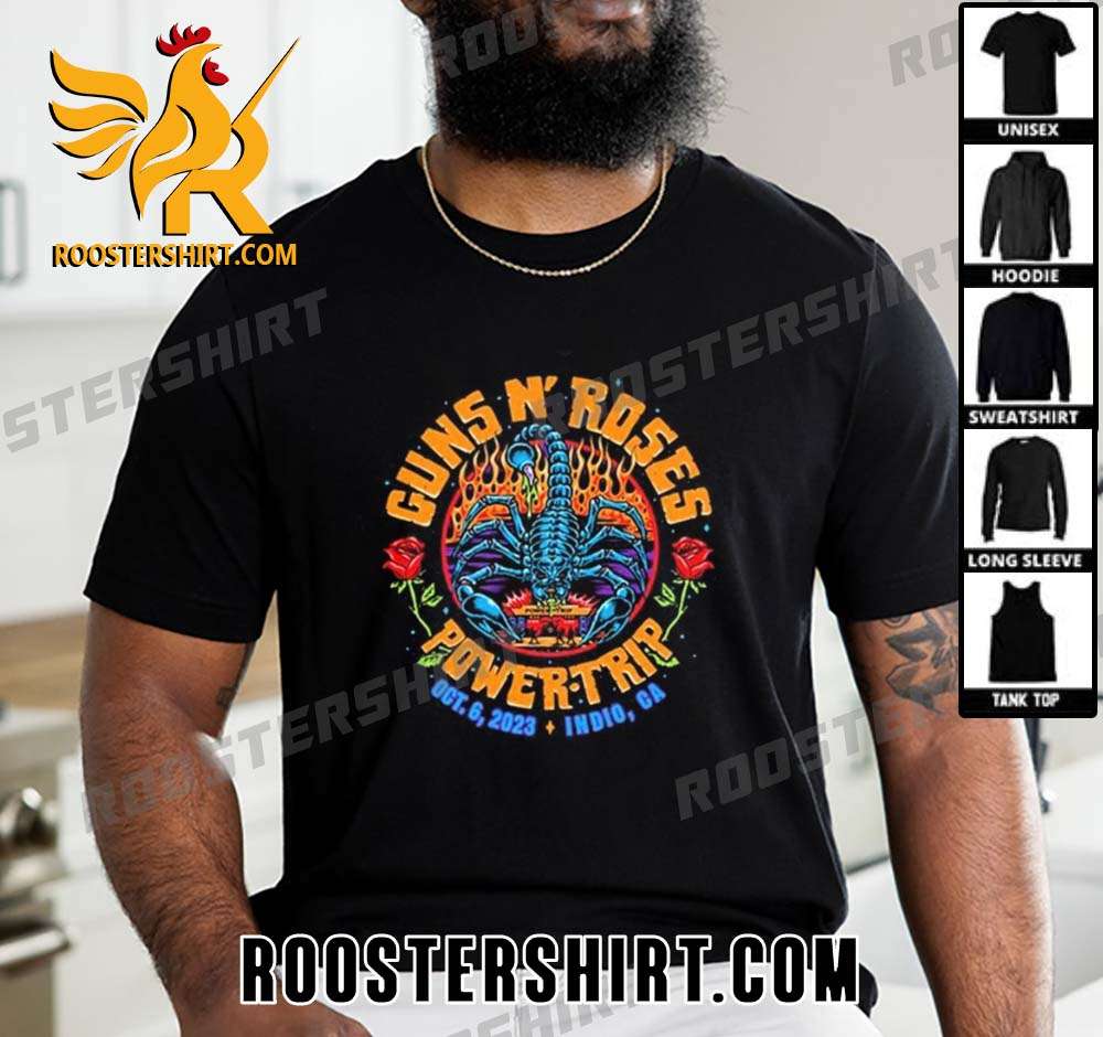 Quality Guns N’ Roses Empire Polo Club Indio, California Oct 6th, 2023 Unisex T-Shirt
