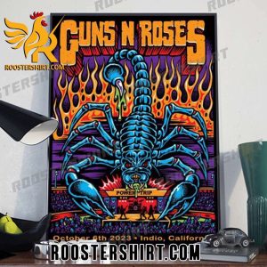 Quality Guns N Roses October 6th 2023 North American Tour Indio California Empire Polo Club Fans Gift Poster Canvas