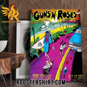 Quality Guns N Roses San Diego Snapdragon Stadium Poster Canvas