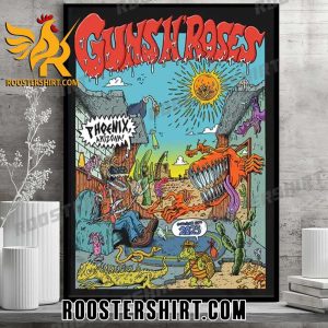 Quality Guns N Roses Tonight In Phoenix Arizona Talking Stick Resort Amphitheatre Poster Canvas