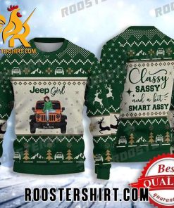 Quality Jeep Girl Classy Sassy And A Bit Smart Assy Ugly Christmas Sweater