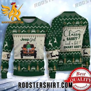 Quality Jeep Girl Classy Sassy And A Bit Smart Assy Ugly Christmas Sweater