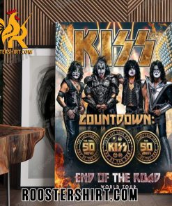 Quality Kiss End Of The Road World Tour The Last Tour Ever The Final 50 Shows The 50th Anniversary Poster Canvas