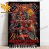 Quality Machine Head Slaughter The Martour North America 2024 Tour Poster Canvas