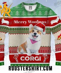 Quality Merry Woofmas Corgi Ugly Christmas Sweater