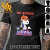 Quality Peanuts Snoopy Houston Astros Go Astros Unisex T-Shirt
