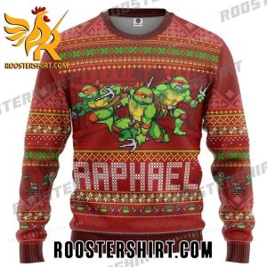 Quality Raphael Teenage Mutant Ninja Turtles Christmas Ugly Sweater