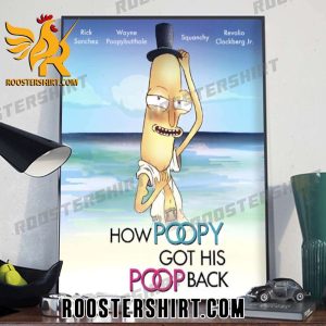 Quality Rick and Morty S7 New Episodes How Poopy Got His Poop Back Poster Canvas