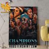 Quality Rise Of A Dynasty The Las Vegas Aces Are Back To Back 2023 WNBA Champions Poster Canvas