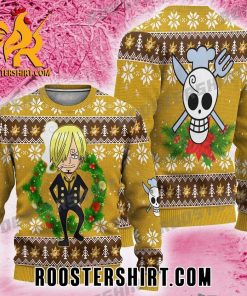 Quality Sanji One Piece Ugly Christmas Sweater For Mens And Womens
