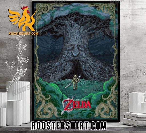 Quality The Legend of Zelda Ocarina of Time Artwork Poster Canvas