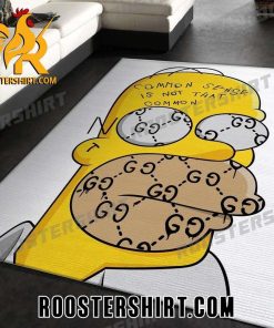 Quality The Simpsons Gucci Rug Home Decor