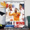 Quality US Men’s National Soccer Team Wins 4-0 Ghana In Nashville Poster Canvas