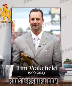 RIP Tim Wakefield 1966-2023 Thank You For The Memories Poster Canvas