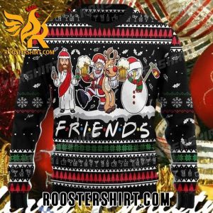 Santa Claus Jesus And Friends Jesus Ugly Christmas Sweater