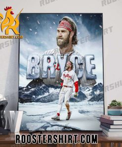 Second HR of the game for Bryce Harper Postseason MLB Poster Canvas