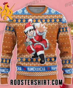 Son Goku Cosplay Santa Claus Cute Ugly Christmas Sweater