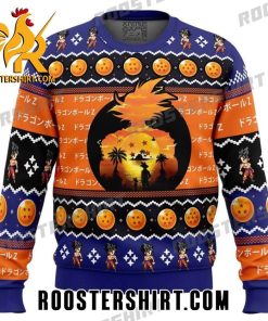Son Goku Kakarot Sunset Style Dragon Ball Z Ugly Christmas Sweater
