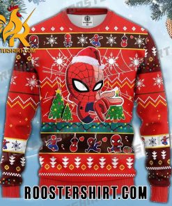Spider Man Marvel Chibi Xmas Ugly Sweater