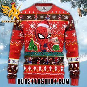 Spider Man Marvel Chibi Xmas Ugly Sweater