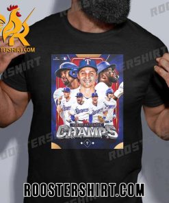 Texas Rangers Champions 2023 American League Champs T-Shirt