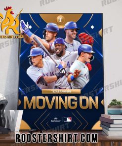 Texas Rangers Moving on ALCS 2023 Poster Canvas