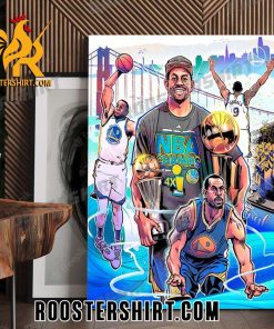 Thank You Andre Iguodala 19 Season And 4X NBA Champions  Golden State Warriors Poster Canvas