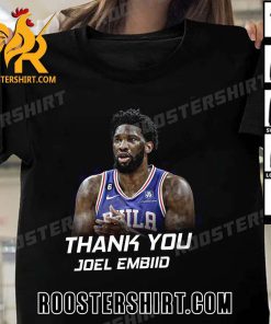 Thank You Philadelphia 76ers star Joel Embiid Career T-Shirt