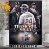 Thank you Miguel Cabrera Career MLB Poster Canvas