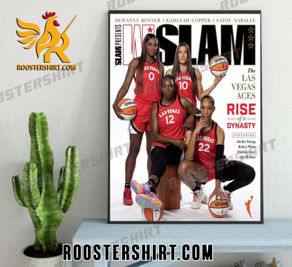 The Las Vegas Aces Rise Of A Dynasty WSLAM 2023 Poster Canvas