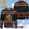 The Lord Of The Rings Gollum Retro Sunset Ugly Christmas Sweater