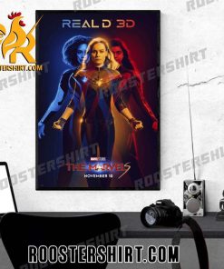 The Marvels RealD 3D New Design Poster Canvas