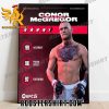 The Notorious Conor McGregor UFC 5 Poster Canvas