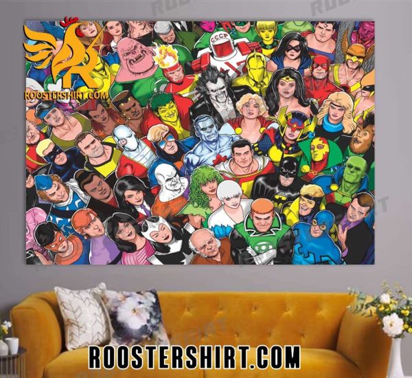 The characters pay tribute to comic book artist Keith Giffen Poster Canvas
