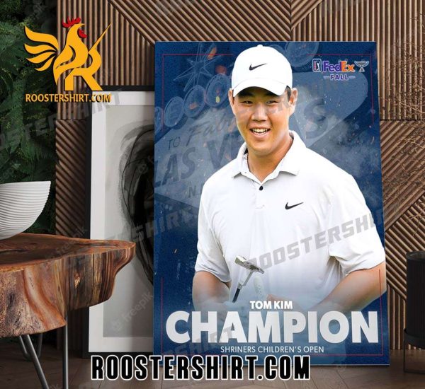 Tom Kim Champions 2023 Shriners Childrens Open Championship Poster Canvas