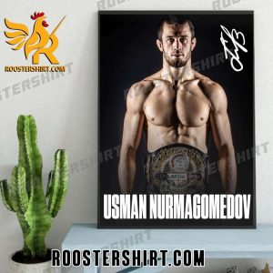 Usman Nurmagomedov Lightweight Champions 2023 Signature Poster Canvas