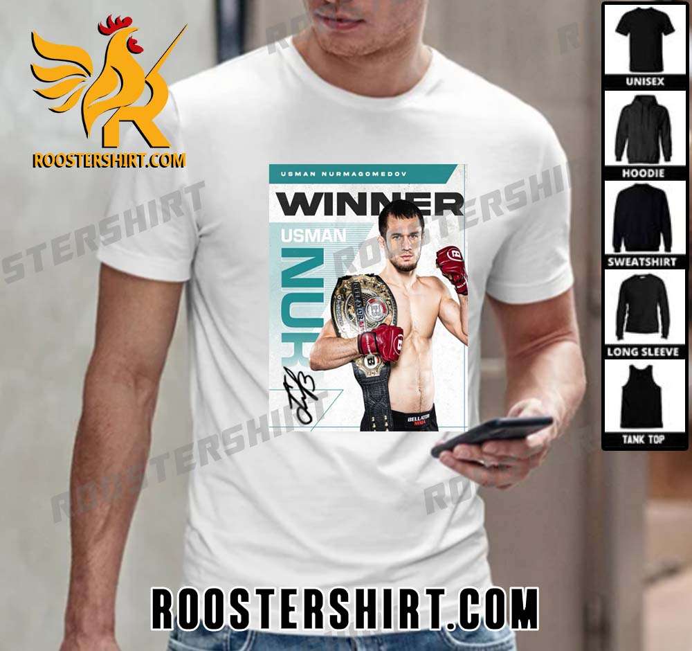 Usman Nurmagomedov Winner 2023 Bellator lightweight T-Shirt