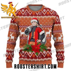 Uzumaki Naruto Cosplay Santa Claus Giving Out Gifts Ugly Sweater