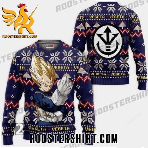 Vegeta Dragon Ball Z Anime Christmas Ugly Sweater