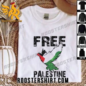 We love peace Free Palestine Palestinian Flag T-Shirt