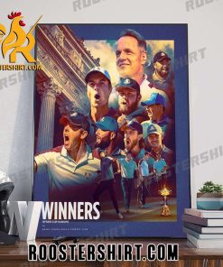 Welcome Team Europe Champions Ryder Cup 2023 Poster Canvas