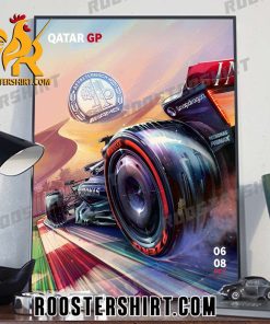 Welcome To Qatar GP 2023 Mercedes-AMG PETRONAS F1 Team Poster Canvas