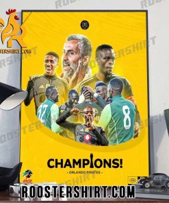 Welcome to Champions Orlando Pirates MTN 8 Championship 2023 Poster Canvas