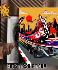 Welcome to United States GP 2023 Scuderia AlphaTauri Poster Canvas