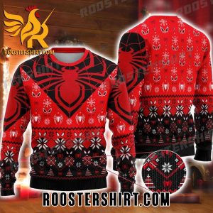Xmas Pattern Spiderman Ugly Sweater
