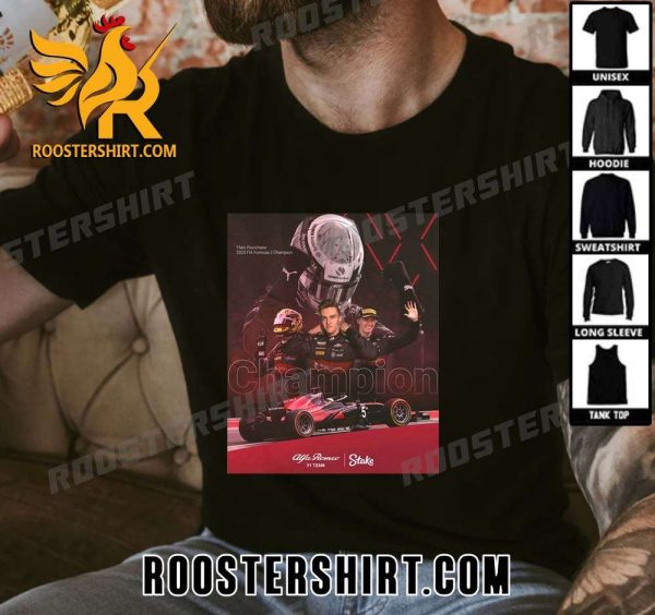 2023 Formula 2 Champions Is Racer Theo Pourchaire T-Shirt