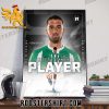 Alvaro Garcia-Pascual Most Outstanding Marshall Men’s Soccer Poster Canvas