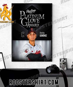 Andres Gimenez Rawlings Platinum Glove winners Poster Canvas